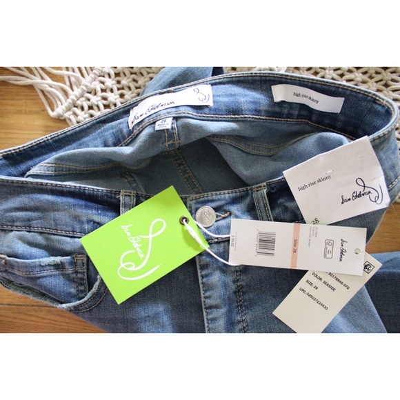 Sam Edelman NWT Seaside High Rise Skinny Distressed Jeans 28 6 - Picture 10 of 10